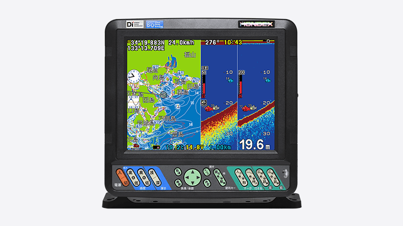 ホンデックス 8.4型 GPS 魚探 HE-8S